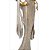 Estatueta Decorativa Mulher Elegante Vestido Gala Luxo Resina Brilho Champanhe e Dourado 40cm – MCD - Imagem 8