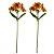 Kit 2 Flores Hortência Envelhecida e Folhagens Artificial Haste 60cm - Vivaflor Decor - Imagem 1