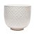 Jogo 3 Vasos Cachepot Cerâmica Branco Mosaico Decor Prime - Vivaflor Decor - Imagem 5