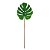 Folha Costela de Adão Verde Artificial Látex Premium 19cm - MC Flores - Imagem 1