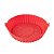 Kit Forma de Silicone Redonda Para Air Fryer 17cm Vermelho e Pegador Multiuso – Quality House - Imagem 7