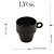 Jogo 3 Xícaras Para Café Empilhável Cerâmica Color 90ml - Lyor - Imagem 5