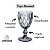 Jogo 6 Taças Diamond Vidro Diamante Negro Fumê 340ml - VivaFlor - Imagem 5