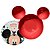 Jogo Bowl Petisqueira Orelha Mickey e Prato Raso Melamina 20cm - Tuut - Imagem 1