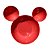 Bowl Petisqueira Orelha Mickey Mouse Vermelho Melamina 21cm - Tuut - Imagem 1
