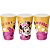 Kit 3 Copos Festa Infantil Melamina Rosa Minnie Disney 300ml - Tuut - Imagem 1