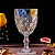 Jogo 6 Taças Vinho e Água Diamond Vidro Furta Cor 340ml - Vivaflor Decor - Imagem 2