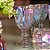 Jogo 6 Taças Vinho e Água Diamond Vidro Furta Cor 340ml - Vivaflor Decor - Imagem 3