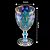 Jogo 6 Taças Vinho e Água Diamond Vidro Furta Cor 340ml - Vivaflor Decor - Imagem 4