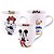 Kit 3 Canecas Disney Cerâmica Mickey, Minnie e Pato Donald 330ml - Tuut - Imagem 1