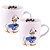 Jogo 2 Canecas Cerâmica Pato Donald Disney 330ml - Tuut - Imagem 1