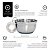 Bowl Aço Inox Fundo Premium 22cm Base Emborrachada Antiderrapante - Quality House - Imagem 3