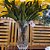 Vaso Vidro Transparente Barcelos Luxo 23cm - Mek - Imagem 4