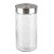 Pote Porta Mantimento Organic Vidro Transparente Texturizado  1700ml - Mek - Imagem 1