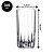 Jogo de 6 Copos Vidro Egípcio Dara Premium Long Drink Água e Suco 305ml - Imagem 3