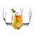 Jogo 6 Copos Vidro Baixo Transparente Lira Suco e Drinks 440ml - Imagem 1