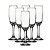 Jogo 6 Taças Para Champanhe Vidro Prime Eden 190ml - Glass - Imagem 1