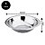 Bowl Saladeira Aço Inox 24cm Master Cook 1 Litro - Fratelli - Imagem 3