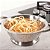 Kit Cozinha Escorredor de Macarrão, Lavador de Arroz e Bowl Aço Inox 3 Peças - Imagem 2