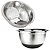 Kit Cozinha Escorredor de Arroz e Bowl Inox Premium Base Antiderrapante - Imagem 1