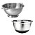 Kit Cozinha Escorredor de Massa e Bowl Inox Premium Base Antiderrapante - Imagem 1