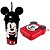 Kit Lanche Mickey Mouse Disney Copo Tampa e Canudo 500ml e Sanduicheira - Plasútil - Imagem 1
