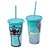 Kit Pelúcia Stitch Disney e Copo Divertido com Tampa e Canudo 500ml Prime - Imagem 2