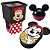 Conjunto 4 Potes Kit Organizador Minnie Mouse Disney 180ml e 430ml - Potte - Imagem 1