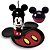 Kit Refeição Infantil Mickey Mouse Prato Divisória, Copo Canudo e Pote Mix - Potte - Imagem 1