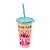 Copo Refri Stitch Disney com Tampa e Canudo 500ml Stay Cool - Plasútil - Imagem 1
