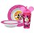 Kit Refeição Infantil Minnie Disney 3 Peças Prato, Tigela e Copo com Canudo - Tuut - Imagem 1