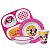 Kit Refeição Infantil Minnie Disney 3 Peças Prato, Tigela e Copo com Canudo - Tuut - Imagem 8