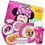 Kit Refeição Infantil Minnie Disney 5 Peças Melamina Pratos, Tigela, Copo e Lugar Americano - Tuut - Imagem 1