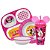 Kit Refeição Infantil Minnie Disney 4 Peças Prato Divisória, Tigela e Copo com Canudo - Tuut - Imagem 1