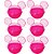 Kit 6 Porta Doces e Balas Lembrancinha Aniversário Minnie 220ml Rosa - Plasútil - Imagem 1