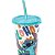 Copo Refri Stitch Disney Aloha com Tampa e Canudo 500ml - Plasútil - Imagem 2