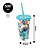Copo Refri Stitch Disney Aloha com Tampa e Canudo 500ml - Plasútil - Imagem 4