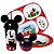 Kit Refeição Infantil Mickey Disney 4 Peças Pratos, Bandeja e Copo Com Canudo - Tuut - Imagem 1