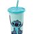Copo Refri Stitch Disney Azul com Tampa e Canudo 500ml Sortido 1 Unidade - Plasútil - Imagem 6