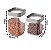 Jogo 3 Potes Modular Empilhável Plug 1,28 Litros, 2 Litros e 510ml - Plasútil - Imagem 9