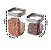 Jogo 3 Potes Modular Empilhável Plug 1,28 Litros, 2 Litros e 510ml - Plasútil - Imagem 4