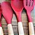 Jogo 6 Utensílios Cozinha Silicone Vinho Cabo Madeira Prime 30cm - Monaliza - Imagem 4