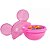 Kit Refeição Minnie Garrafinha Retrô 500ml e Potes Minnie Rosa - Plasútil - Imagem 3