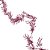 Galho Folhagem Ramificado Glitter Rosa Natal 1,75 metros - Art Christmas - Imagem 1