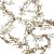 Galho Folhagem Ramificado Glitter Champanhe Natal 1,75 metros - Art Christmas - Imagem 3