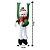 Boneco de Neve Pelúcia Decorativo Braços Para Pendurar 40cm - Art Christmas - Imagem 4