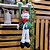 Boneco de Neve Pelúcia Decorativo Braços Para Pendurar 40cm - Art Christmas - Imagem 2