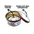 Jogo 4 Latas Metal Redonda Natal Decoradas Papai Noel Com Visor 800ml - Art Christmas - Imagem 2
