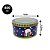 Jogo 2 Latas Metal Redonda Natal Decoradas Papai Noel Com Visor 800ml - Art Christmas - Imagem 4