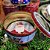 Jogo 2 Latas Metal Redonda Natal Decoradas Papai Noel Com Visor 800ml - Art Christmas - Imagem 5